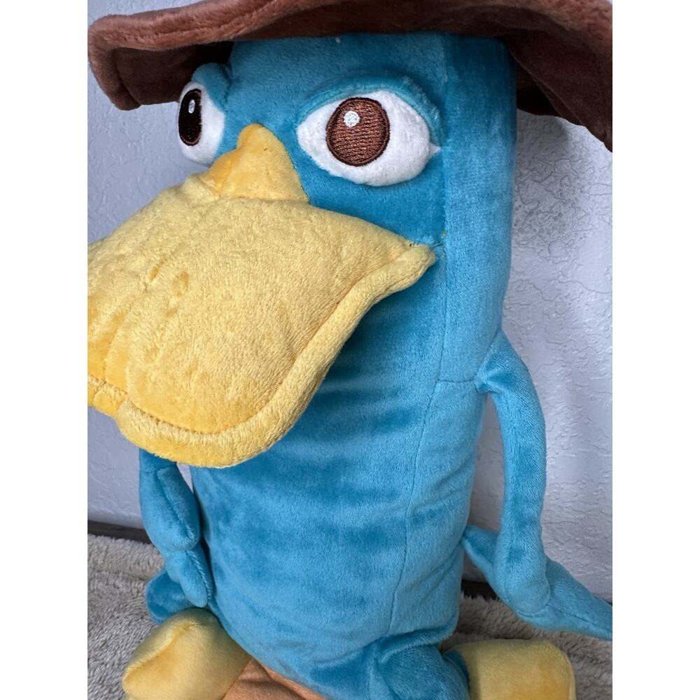Disney Parks Phineas & Ferb Perry The Platypus Agent 20” Plush Toy - Picture 3 of 6